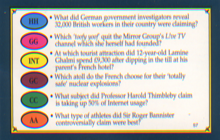 Harold in Trivial Pursuit