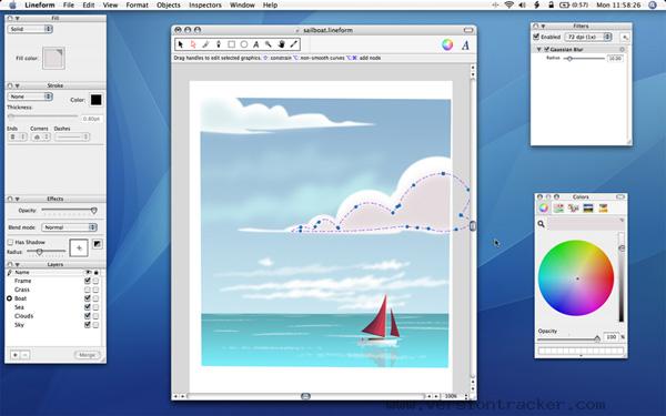 Lineform screen shot